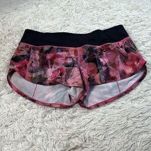 Lululemon Speed Up Short *2.5" Sun Dazed Multi Pink / Super Dark